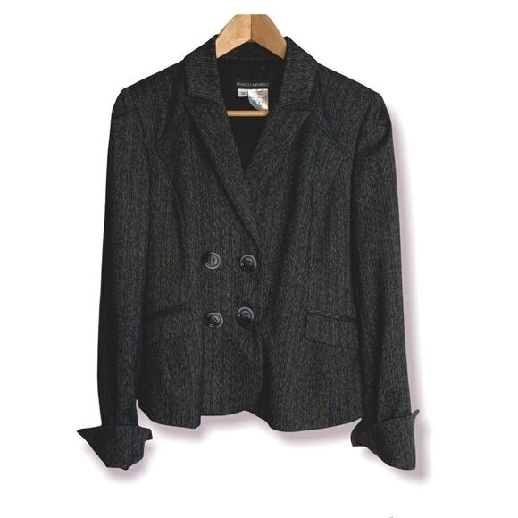 Designer Franco Mirabelli Cropped Blazer - Picture 1 of 9